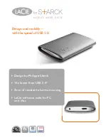 LaCie Starck Mobile USB 3.0 Specifications preview