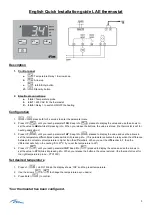 LAE RS485 Quick Installation Manual предпросмотр