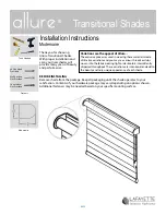 Предварительный просмотр 11 страницы Lafayette Allure Series Installation Instructions Manual