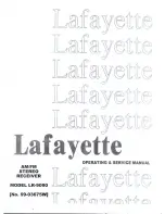 Lafayette LR-9090 Operating & Service Manual preview