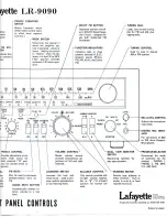 Preview for 8 page of Lafayette LR-9090 Operating & Service Manual