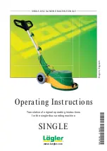 Lagler SINGLE Operating Instructions Manual preview