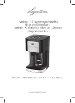 Lagostina Artiste Instructions For Use Manual preview