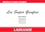 Lagrange Gaufres Super 2 Instruction Book preview