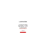 Preview for 44 page of Lagrange Super 2 Instructions Manual