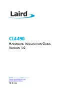 Preview for 1 page of Laird CL4490 Integration Manual