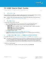 Preview for 1 page of Laird CL4490 Quick Start Manual