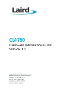 Laird CL4790 Hardware Integration Manual preview