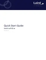 Laird Sentrius RG1 Series Quick Start Manual preview