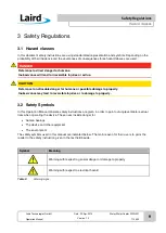 Preview for 10 page of Laird WW 3001 Operation Manual