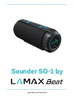 LAMAX BEAT Sounder SO-1 Operating Instructions предпросмотр