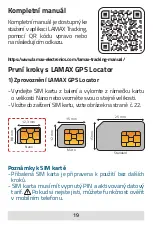 Предварительный просмотр 19 страницы LAMAX GPS Locator Quick Start Manual