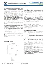 Предварительный просмотр 2 страницы Lambrecht 15189 Operating	 Instruction