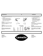 Preview for 33 page of Lamello Top 21 Original Operating Instructions