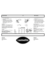 Preview for 67 page of Lamello Top 21 Original Operating Instructions