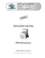 Lampo IP40 User Manual предпросмотр