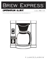 Lance-Larkin BREW EXPRESS BE-112 Operation Manual preview