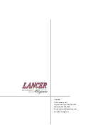 Предварительный просмотр 36 страницы lancer 2308 Series Installation And Service Manual