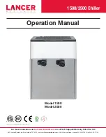 lancer SERIES 1500 POSTMIX Operation Manual preview