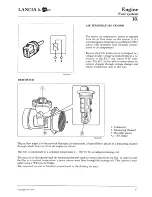 Предварительный просмотр 191 страницы Lancia K Workshop Manual