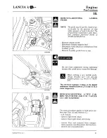 Предварительный просмотр 217 страницы Lancia K Workshop Manual