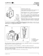 Предварительный просмотр 283 страницы Lancia K Workshop Manual