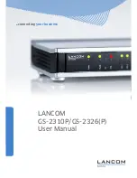 Preview for 1 page of Lancom GS-2310P User Manual