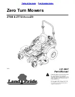 Preview for 1 page of Land Pride ACCU-Z ZT60i Parts Manual