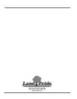 Preview for 38 page of Land Pride FPS48 Operator'S Manual