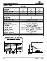 Preview for 1 page of Land Pride Grading Scrapers GS1548 Specifications