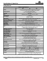 Preview for 2 page of Land Pride Z44 Accu-Z Razor Specifications & Capacities