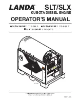 Preview for 1 page of Landa SLT6-32624E Operator'S Manual