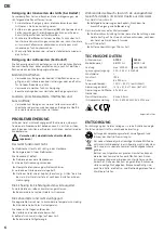 Preview for 6 page of Landmann EG-II-590 Manual