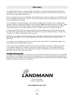 Preview for 23 page of Landmann Falcon Series Assembly, Care And Use Instructions