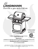 Preview for 47 page of Landmann Falcon Series Assembly, Care And Use Instructions