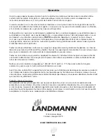 Preview for 69 page of Landmann Falcon Series Assembly, Care And Use Instructions