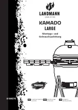 Landmann KAMADO LARGE Assembly And Operating Instructions Manual предпросмотр