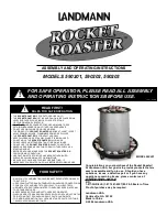 Landmann Rocket Roaster 590201 Operating Instructions Manual preview