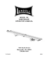 Landoll 341 Operator'S Manual preview