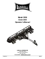 Предварительный просмотр 1 страницы Landoll 5530 Operator'S Manual