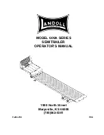 Landoll 600A Series Operator'S Manual preview