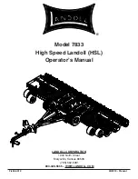 Landoll 7833 Operator'S Manual preview