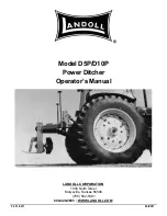 Landoll D5P Series Operator'S Manual предпросмотр