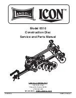 Landoll ICON 6510 Service And Parts Manual предпросмотр