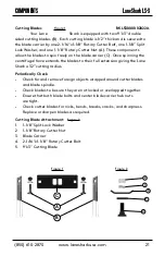 Предварительный просмотр 21 страницы LaneShark LS-3 Owner'S Manual