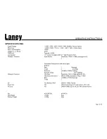 Preview for 15 page of Laney A1 User Manual