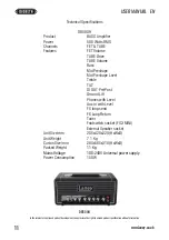 Preview for 11 page of Laney DIGBETH DB500H User Manual