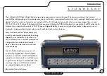 Предварительный просмотр 3 страницы Laney Lionheart L5-Studio User Manual