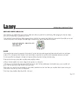 Предварительный просмотр 4 страницы Laney Richter Bass RB5 User Manual