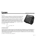 Предварительный просмотр 5 страницы Laney Richter Bass RB5 User Manual